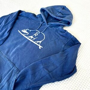 RARE Outerknown Surf Ranch Hoodie - Admiral Blue - Mens Large